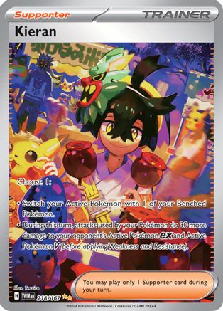 Kieran (218/167) Holofoil [Twilight Masquerade] - Special Illustration Rare