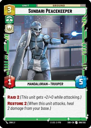 Sundari Peacekeeper (098/262) - Shadows of the Galaxy