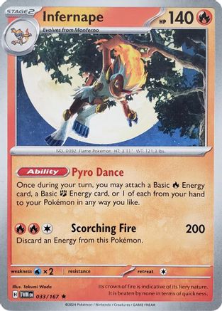 Infernape (033/167) [Deck Exclusives] - Rare
