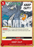 Keep Out (OP07-018) - 500 Years in the Future Pre-Release Cards