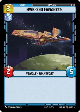 HWK-290 Freighter (060/262) - Shadows of the Galaxy