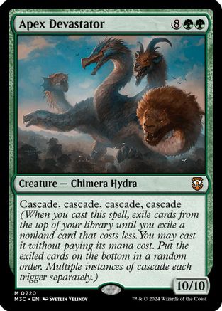 Apex Devastator (Ripple Foil) (M3C-220) - Modern Horizons 3 Commander Foil