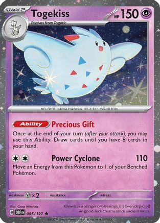 Togekiss (Cosmos Holo) (85/197) Holofoil [Blister Exclusives] - Promo