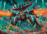 Exterminator Magmarch Art Card (Gold-Stamped Signature) (ASMH3-033) - Art Series: Modern Horizons 3