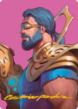 Satya, Aetherflux Genius Art Card (Gold-Stamped Signature) (ASMH3-026) - Art Series: Modern Horizons 3