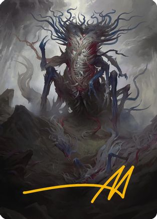 Azlask, the Swelling Scourge Art Card (Gold-Stamped Signature) (ASMH3-025) - Art Series: Modern Horizons 3