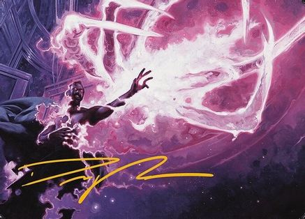 Flare of Malice Art Card (Gold-Stamped Signature) (ASMH3-003) - Art Series: Modern Horizons 3