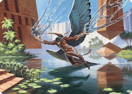 Nadu, Winged Wisdom Art Card (ASMH3-014) - Art Series: Modern Horizons 3