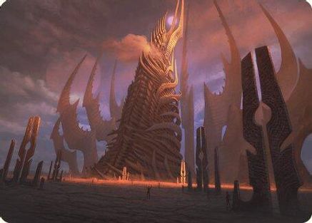 Phyrexian Tower Art Card (ASMH3-023) - Art Series: Modern Horizons 3