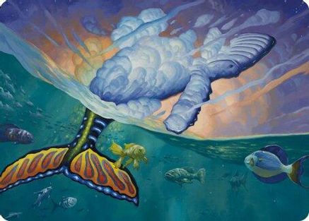 Dreamtide Whale Art Card (ASMH3-002) - Art Series: Modern Horizons 3