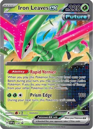 Iron Leaves ex (128) Holofoil [SV Scarlet & Violet Promo Cards] - Promo