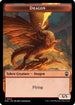 Dragon // Copy Double-Sided Token (M3C-12 // 1) - Commander: Modern Horizons 3