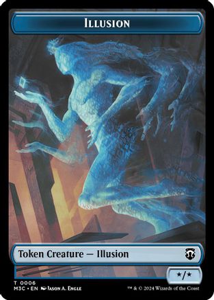 Illusion // Servo Double-Sided Token (M3C-6 // 33) - Commander: Modern Horizons 3