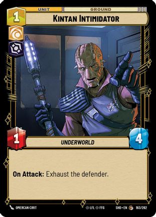 Kintan Intimidator (183/262) - Shadows of the Galaxy Foil