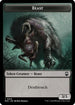 Beast (0010) (Ripple Foil) // Shapeshifter (0008) Double-Sided Token (M3C-10 // 8) - Modern Horizons 3 Commander Foil