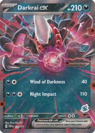 Darkrai ex (Darkrai) (110) Holofoil [Battle Academy 2024] - Holo Rare