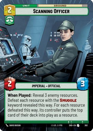 Scanning Officer (Hyperspace) (383) - Shadows of the Galaxy