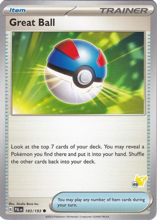 Great Ball - Pikachu (183) [Battle Academy 2024] - Common