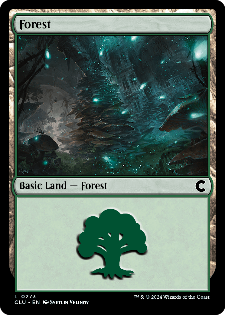 Forest (0273) (CLU-273) - Ravnica: Clue Edition