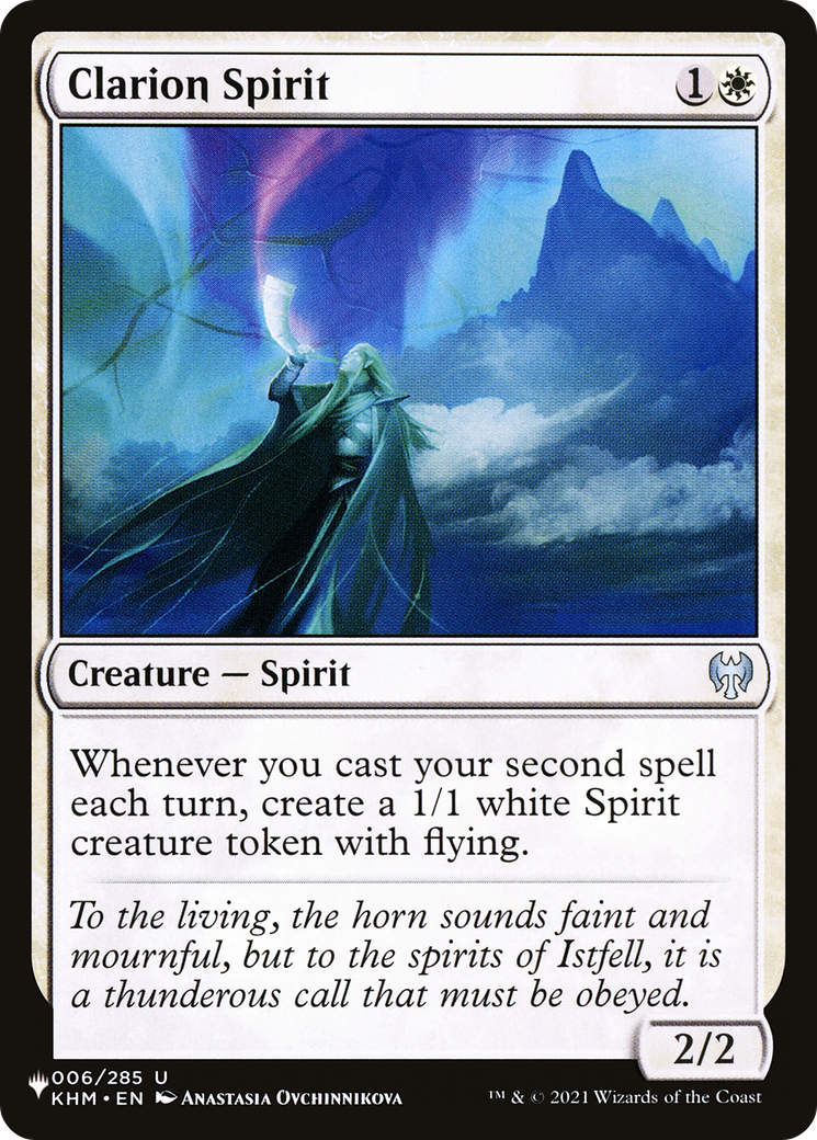 Clarion Spirit (LIST-006/285) - The List