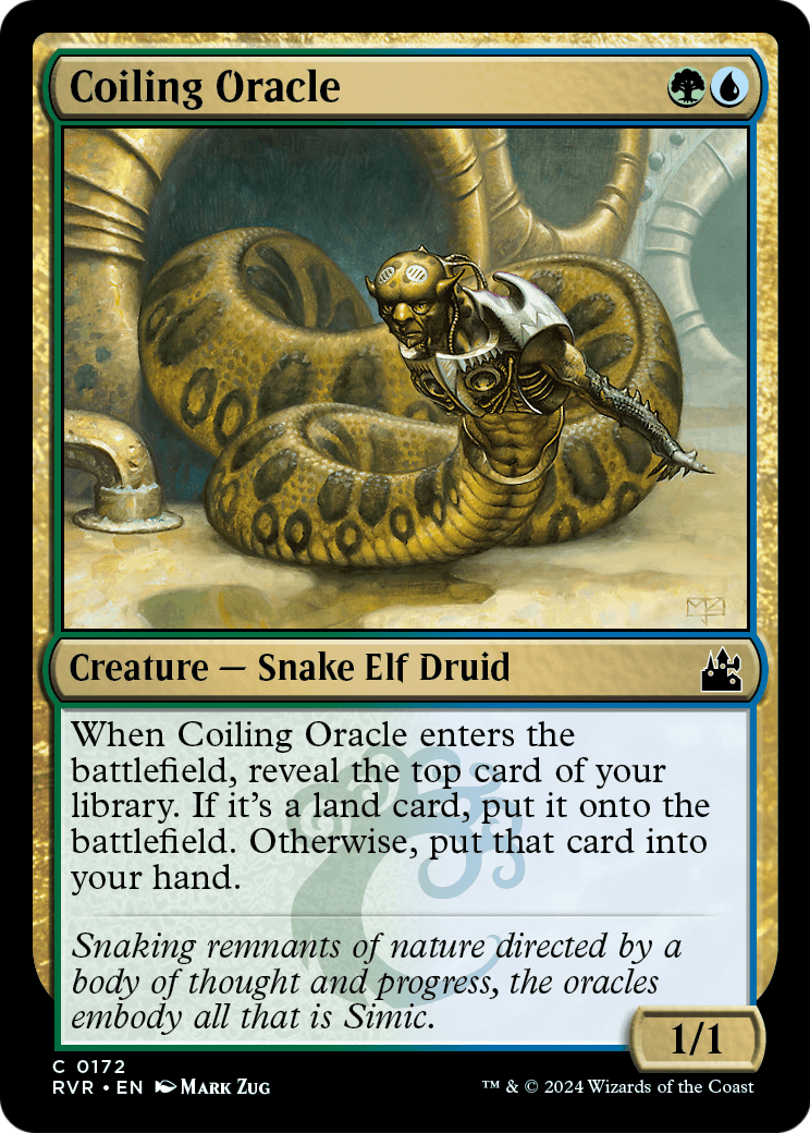 Coiling Oracle (RVR-172) - Ravnica Remastered