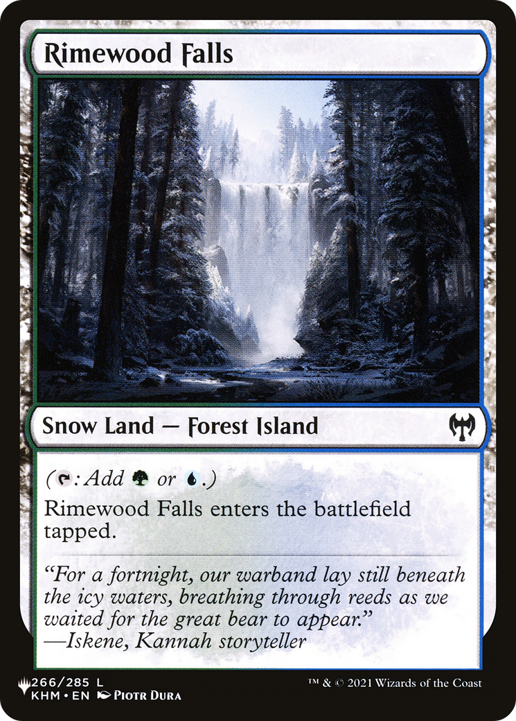 Rimewood Falls (LIST-266) - The List: (snow)