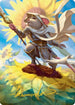 Elspeth, Sun's Champion Art Card (Gold-Stamped Signature) (ASBLB-053) - Art Series: Bloomburrow