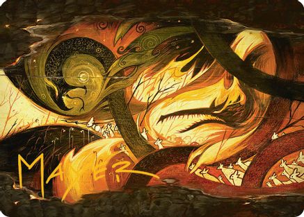 Season of Loss Art Card (Gold-Stamped Signature) (ASBLB-017) - Art Series: Bloomburrow