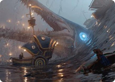 Eluge, the Shoreless Sea Art Card (ASBLB-006) - Art Series: Bloomburrow