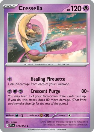 Cresselia (021/064) Reverse Holofoil [SV Shrouded Fable] - Rare