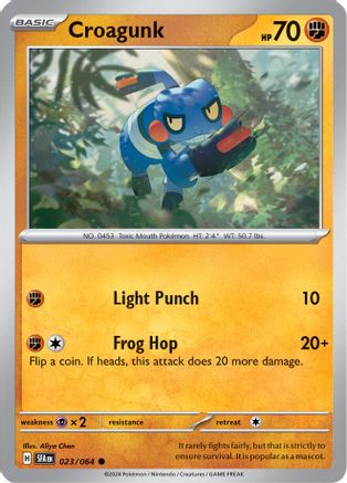 Croagunk (023) [SV Shrouded Fable] - Common