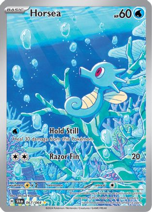 Horsea (067/064) Holofoil [SV Shrouded Fable] - Illustration Rare