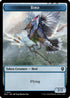 Bird (0011) // Shark Double-Sided Token (BLC-11 // 16) - Commander: Bloomburrow