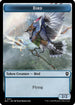 Bird (0011) // Shark Double-Sided Token (BLC-11 // 16) - Commander: Bloomburrow