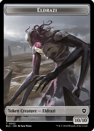 Eldrazi // Clue Double-Sided Token (BLC-2 // 37) - Commander: Bloomburrow