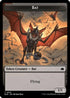Bat // Intrepid Rabbit Double-Sided Token (BLB-10 // 2) - Bloomburrow Foil