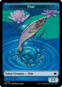 Fish // Iridescent Vinelasher Double-Sided Token (BLB-7 // 12) - Bloomburrow Foil