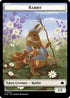 Rabbit // Flowerfoot Swordmaster Double-Sided Token (BLB-3 // 1) - Bloomburrow Foil