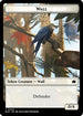 Wall // Intrepid Rabbit Double-Sided Token (BLB-4 // 2) - Bloomburrow Foil