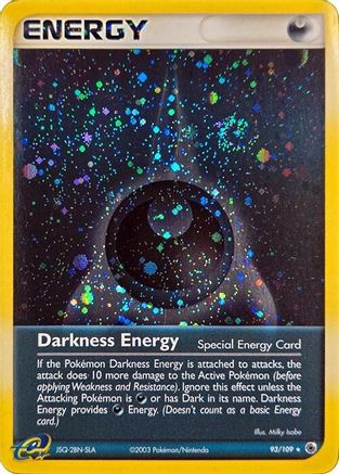 Darkness Energy (Special) (Cosmos Holo) (093/109) Holofoil [League & Championship Cards] - Rare