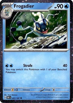 Frogadier (Cosmos Holo) (057/197) Holofoil [Miscellaneous Cards & Products] - Promo