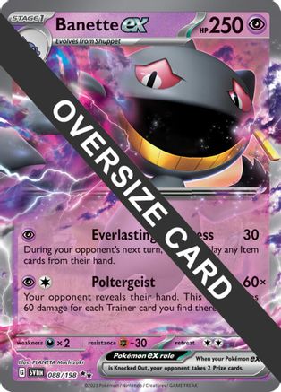 Banette ex (088/198) Holofoil [Jumbo Cards] - Double Rare