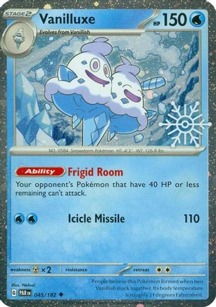 Vanilluxe (Holiday Calendar) (045) Holofoil [Miscellaneous Cards & Products] - Uncommon