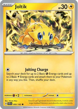 Joltik (050/142) Reverse Holofoil [Stellar Crown] - Common