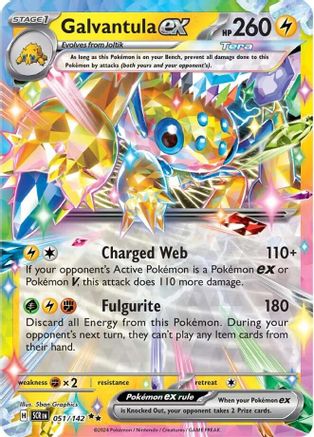 Galvantula ex (051/142) Holofoil [Stellar Crown] - Double Rare