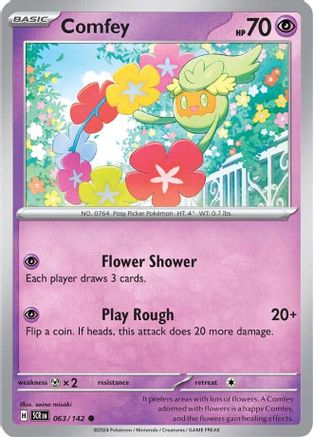 Comfey (063) Reverse Holofoil [Stellar Crown] - Common