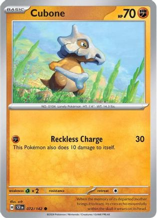Cubone (072) [Stellar Crown] - Common