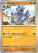 Rhydon 075  - Reverse Holofoil SV07 Stellar Crown - Common