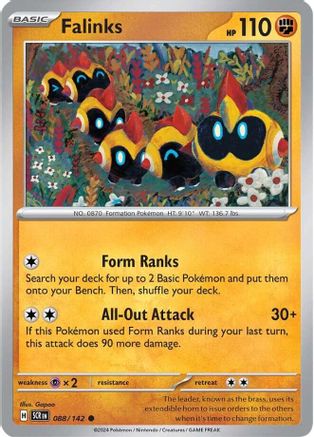 Falinks (088) Reverse Holofoil [Stellar Crown] - Common