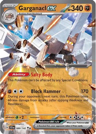 Garganacl ex (089) Holofoil [Stellar Crown] - Double Rare